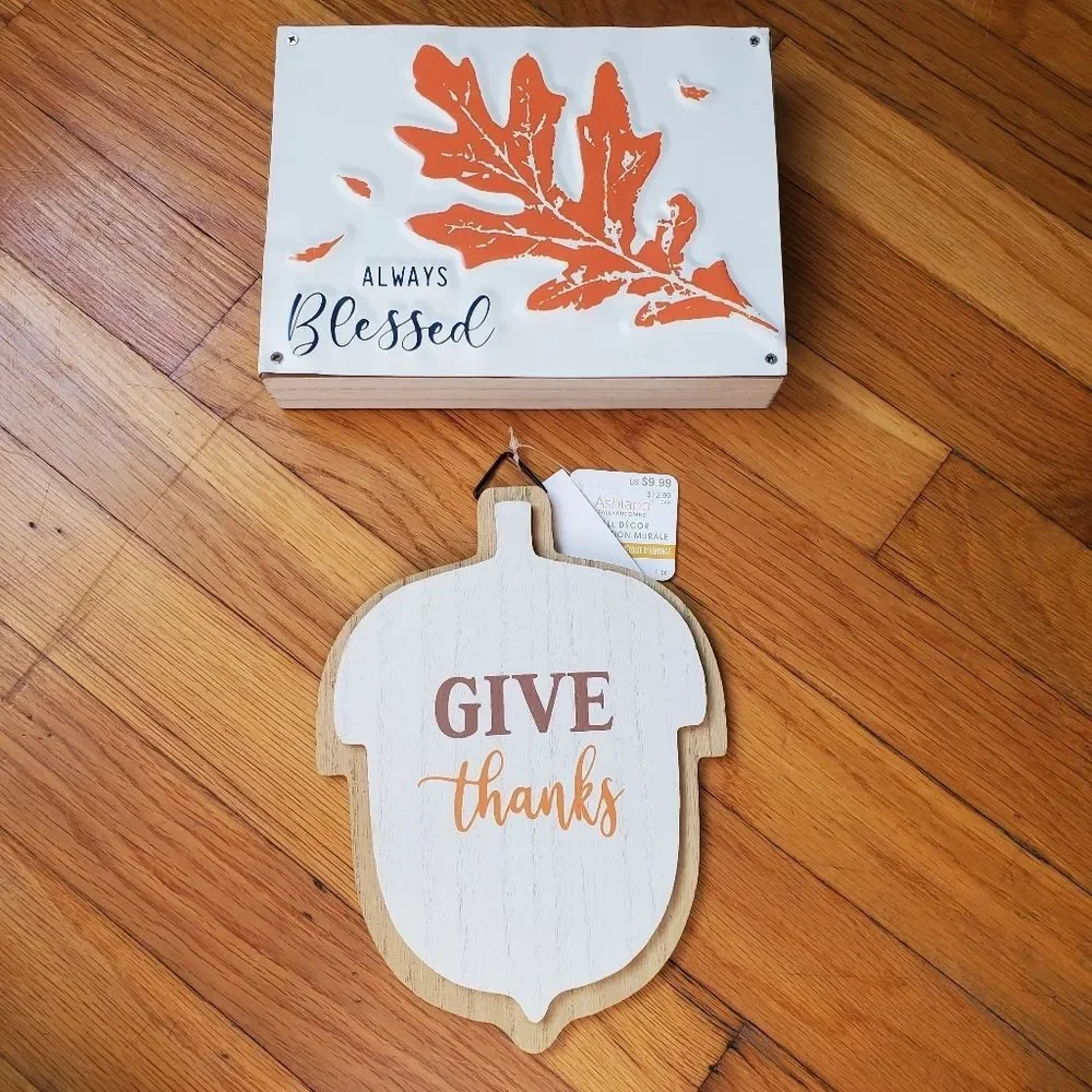 Fall autumn Thanksgiving decor wall hangings‎